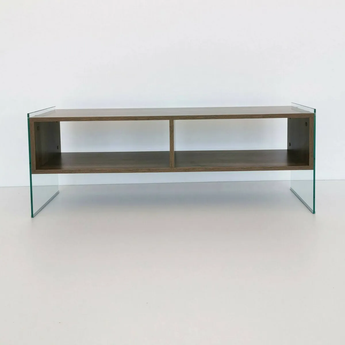 Mobili Porta Tv|Salotto > Dmora Mobile TV noce 120x35x45h cm in legno - Winifred Marrone Noce
