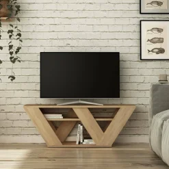 Mobile TV quercia 110x30x40h cm in legno - Amazzonite