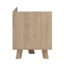 Mobile TV rovere e bianco 181x51x61h cm 2 ante e 1 cassetto - Agathis