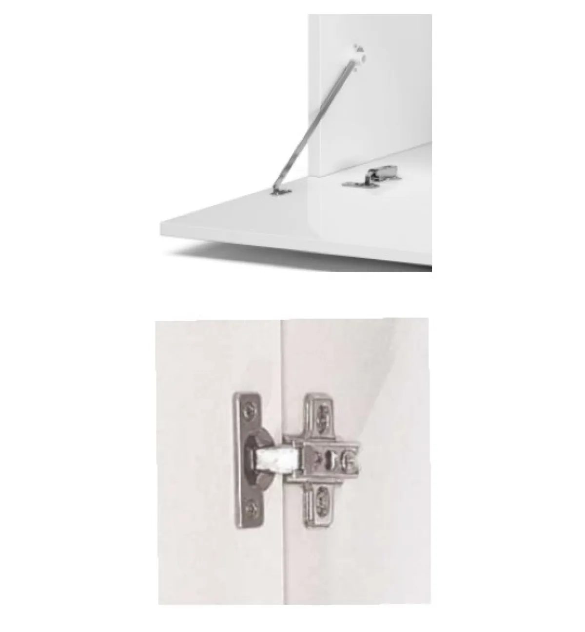 Salotto > Dmora Mobile TV rovere nodi e bianco 139x42x53h cm 2 ante - Kunzite Bianco, Marrone Rovere Nodi