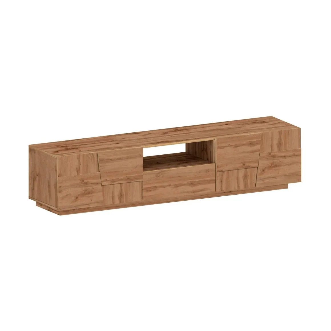Mobile TV rovere 220x44x46h cm 4 ante e 1 cassetto - Maestrale