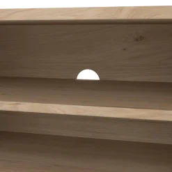 Mobili Porta Tv > Dmora Mobile TV rovere 172x39x33h cm in legno - Ammiro Marrone Rovere