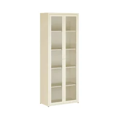 Mobile vetrina 2 ante 70x35x180h cm panna - Izano