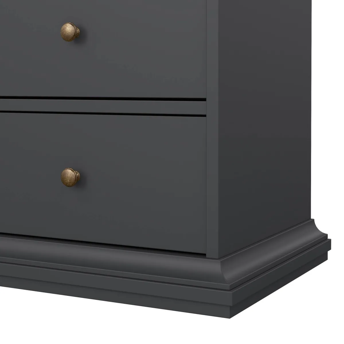 Vetrine > Dmora Mobile vetrina cucina classico 2 ante 96x41x200h cm - Honore Grigio