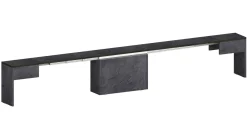 Panca allungabile ardesia 290x25x45h cm - Quedan