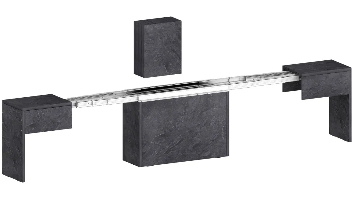 Panca allungabile ardesia 290x25x45h cm - Quedan