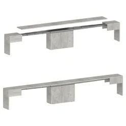 Panca allungabile cemento 290x25x45h cm - Quedan