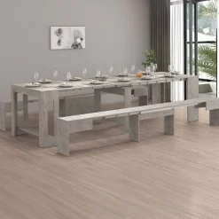 Panca allungabile grigia 290x25x45h cm - Quedan