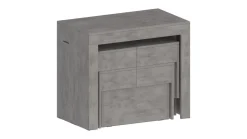 Panca allungabile grigia 290x25x45h cm - Quedan