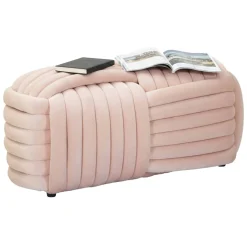 Panche > Dmora Panca design 90x45x45h cm - Calcea Rosa