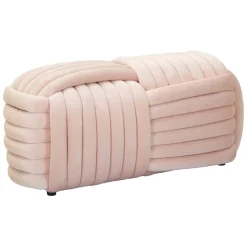 Panche > Dmora Panca design 90x45x45h cm - Calcea Rosa