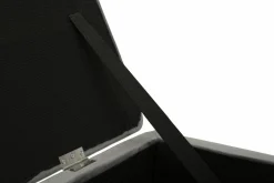 Panca elegante grigia e argento 112x42x50h cm - Aiano