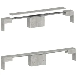 Panca estensibile cemento 290x25x45h cm - Yutu