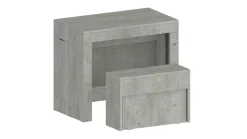 Panca estensibile cemento 290x25x45h cm - Yutu