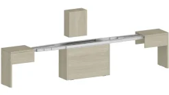 Panca estensibile olmo 290x25x45h cm - Quedan