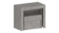Panche > Dmora Panca grigia allungabile 290x25x45h cm - Yutu Grigio