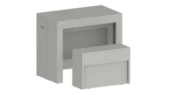 Panca moderna estensibile bianca 290x25x45h cm - Yutu