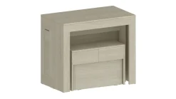 Panche > Dmora Panca olmo estensibile 290x25x45h cm - Yutu Marrone Olmo