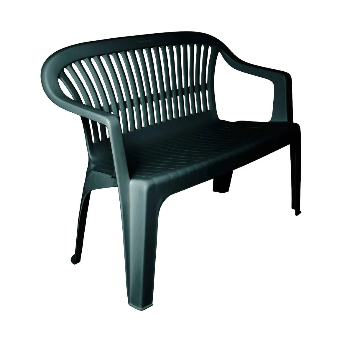 Panchina da esterno Asmi, 114x55h82 cm, Verde