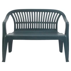 Panchina da esterno Asmi, 114x55h82 cm, Verde