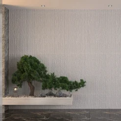 Pannelli Decorativi > Dmora Pannello Decorativo set da 12, Facile da Tagliare, Facile da Installare Texture Realistica 60x2.5 cm, - Torriana Bianco Alabastro