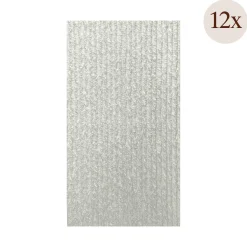 Pannelli Decorativi > Dmora Pannello Decorativo set da 12, Facile da Tagliare, Facile da Installare Texture Realistica 60x2.5 cm, - Torriana Bianco Alabastro