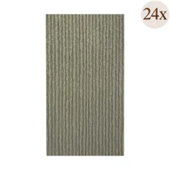 Pannello Decorativo Grigio Roccia set da 24, Facile da Tagliare, Facile da Installare Texture Realistica 60x2.5 cm, Isolante Acustico Buona Isolazione
