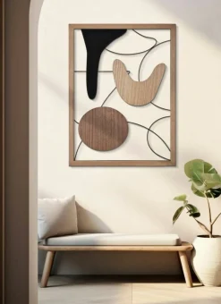 Pannelli Decorativi > Dmora Pannello decorativo Pleinair, 60x2 h80 cm, Multicolore