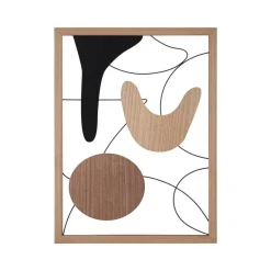 Pannelli Decorativi > Dmora Pannello decorativo Pleinair, 60x2 h80 cm, Multicolore