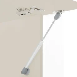 Pareti Attrezzate > Dmora Parete Attrezzata Marrone Rovere Beige Cashmere 14 Ripiani 6 Ante 290x40x191.2h cm, Apertura Battente - Sabbia Beige Cashmere, Marrone Rovere