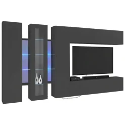 Parete salotto smart 320cm antracite - Bellino