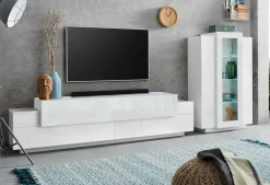 Salotto > Dmora Parete soggiorno smart 280cm bianca - Maja Bianco