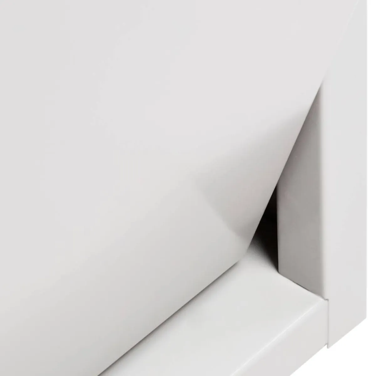 Cucina > Dmora Pattumiera Anella, 60x25h92 cm, Bianco