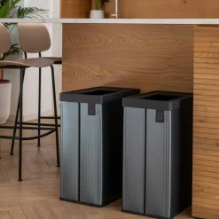 Pattumiere > Dmora Pattumiera aperta 54 L 44x27x69h cm - Longueuil Blu