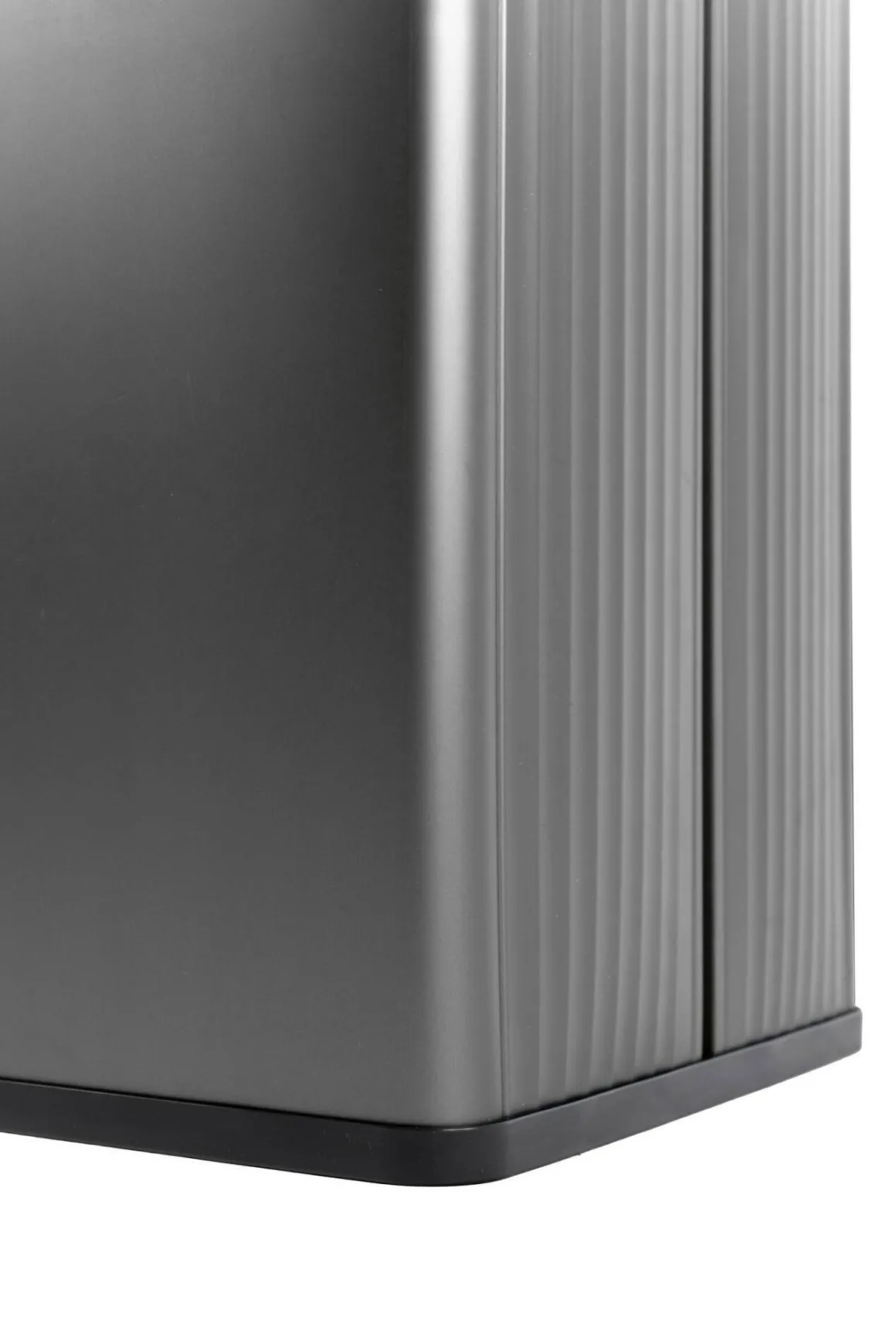 Pattumiera aperta 54 L 44x27x69h cm grigio scuro - Longueuil