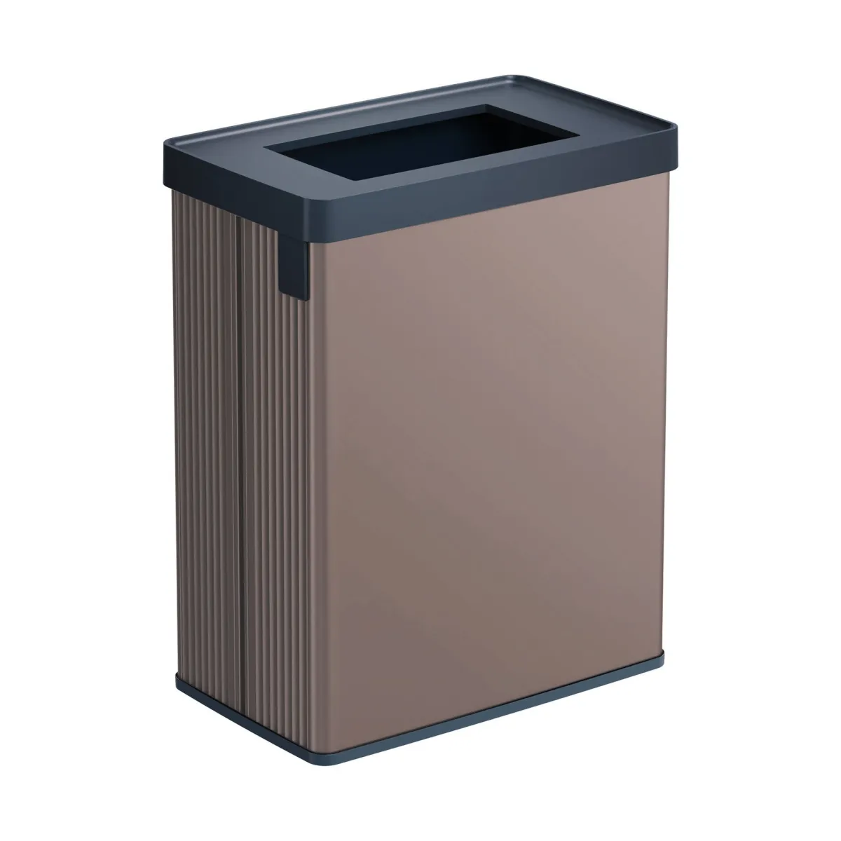 Pattumiere > Dmora Pattumiera aperta 54 L 44x27x69h cm - Longueuil Marrone
