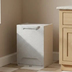 Pattumiera bassa bianco 34x47h cm - Nakri