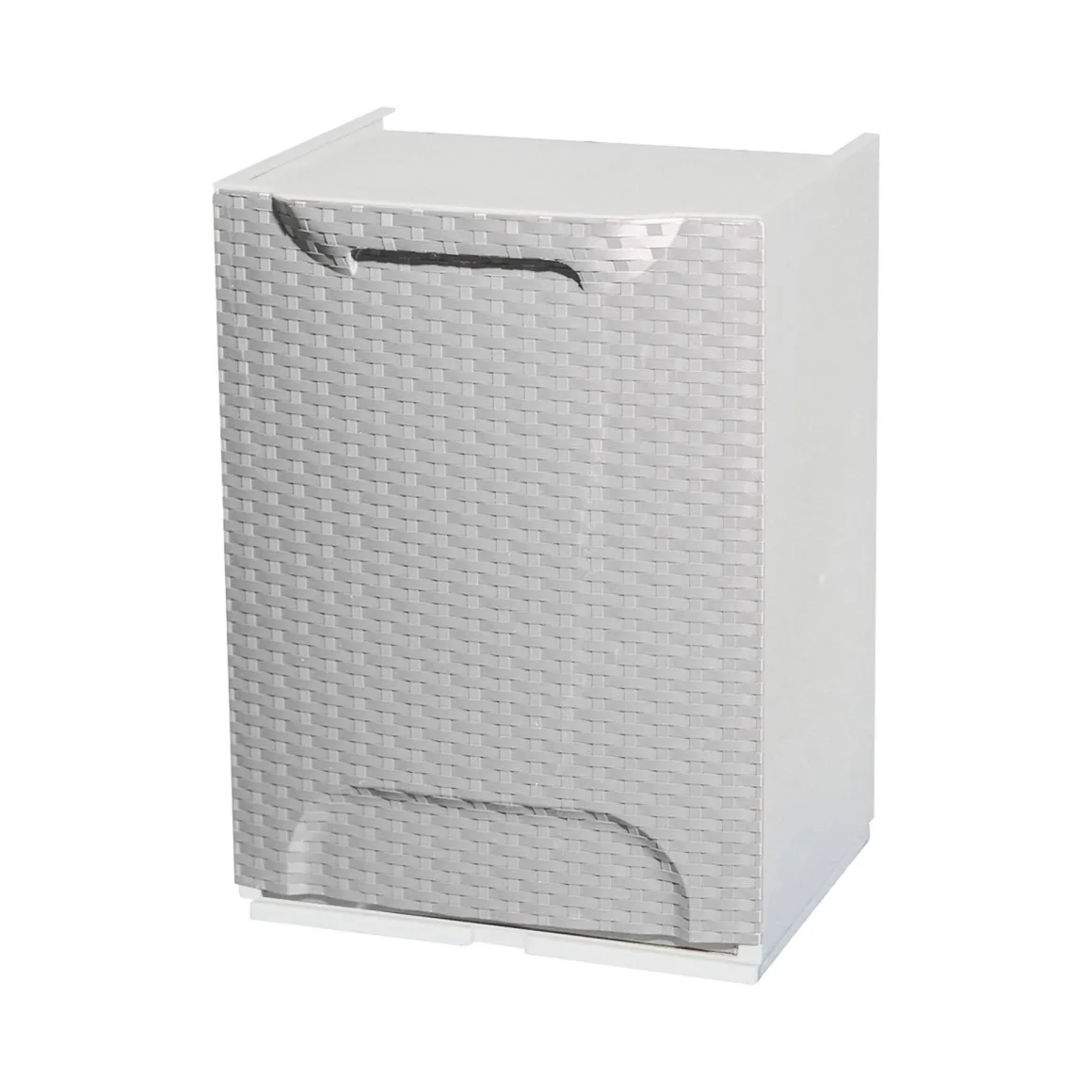 Pattumiera bassa bianco 34x47h cm - Nakri