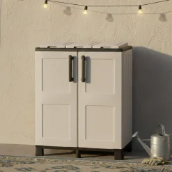Cucina|Pattumiere > Dmora Pattumiera Grigio Chiaro Nero Capacità 210 (70 per Sacco) 3 Cestini 68x37x90h cm, Colore Struttura Nero Made in Italy - Anthea Nero, Grigio Chiaro