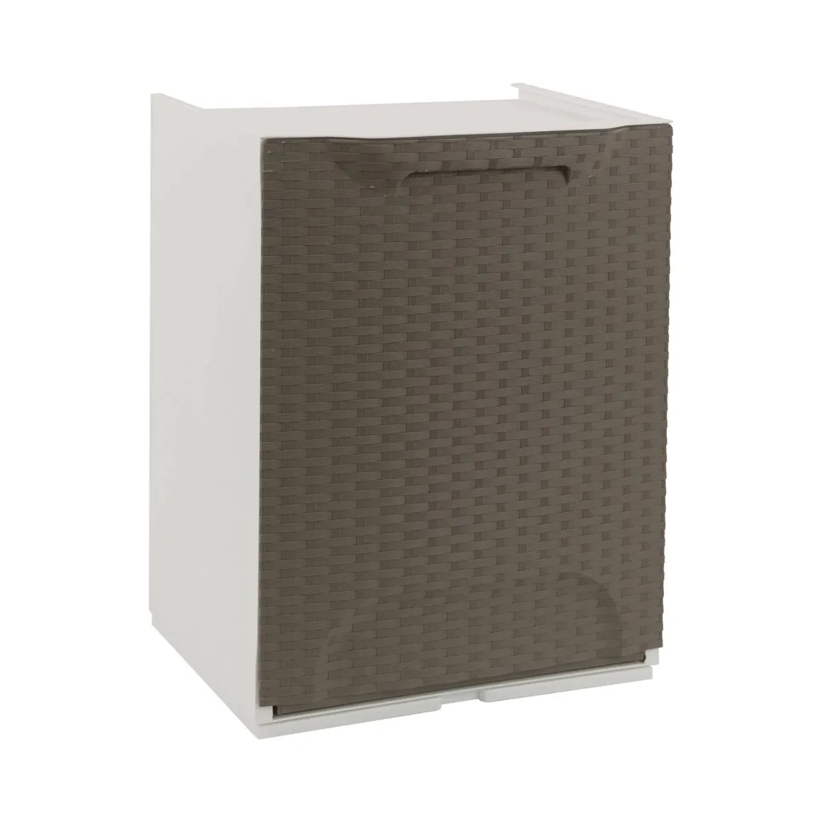Pattumiera tortora e bianco 34x47h cm - Nakri
