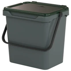 Pattumiera Verde Capacità 38 lt un Cestino 40x31x39h cm, Made in Italy - Foscas