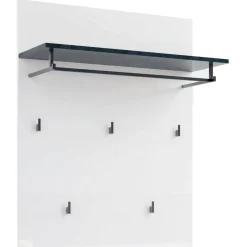 Attaccapanni > Dmora Pensile appendiabiti 84x28h cm 6 posti quercia - Terry Marrone Quercia