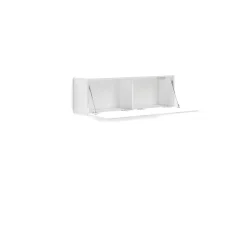 Pensile bagno 112x37h cm bianco lucido - Ostrense