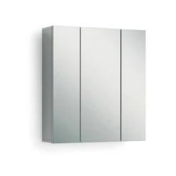 Mobili Pensili > Dmora Pensile moderno 3 ante 60x70h cm - Algeri Bianco Lucido