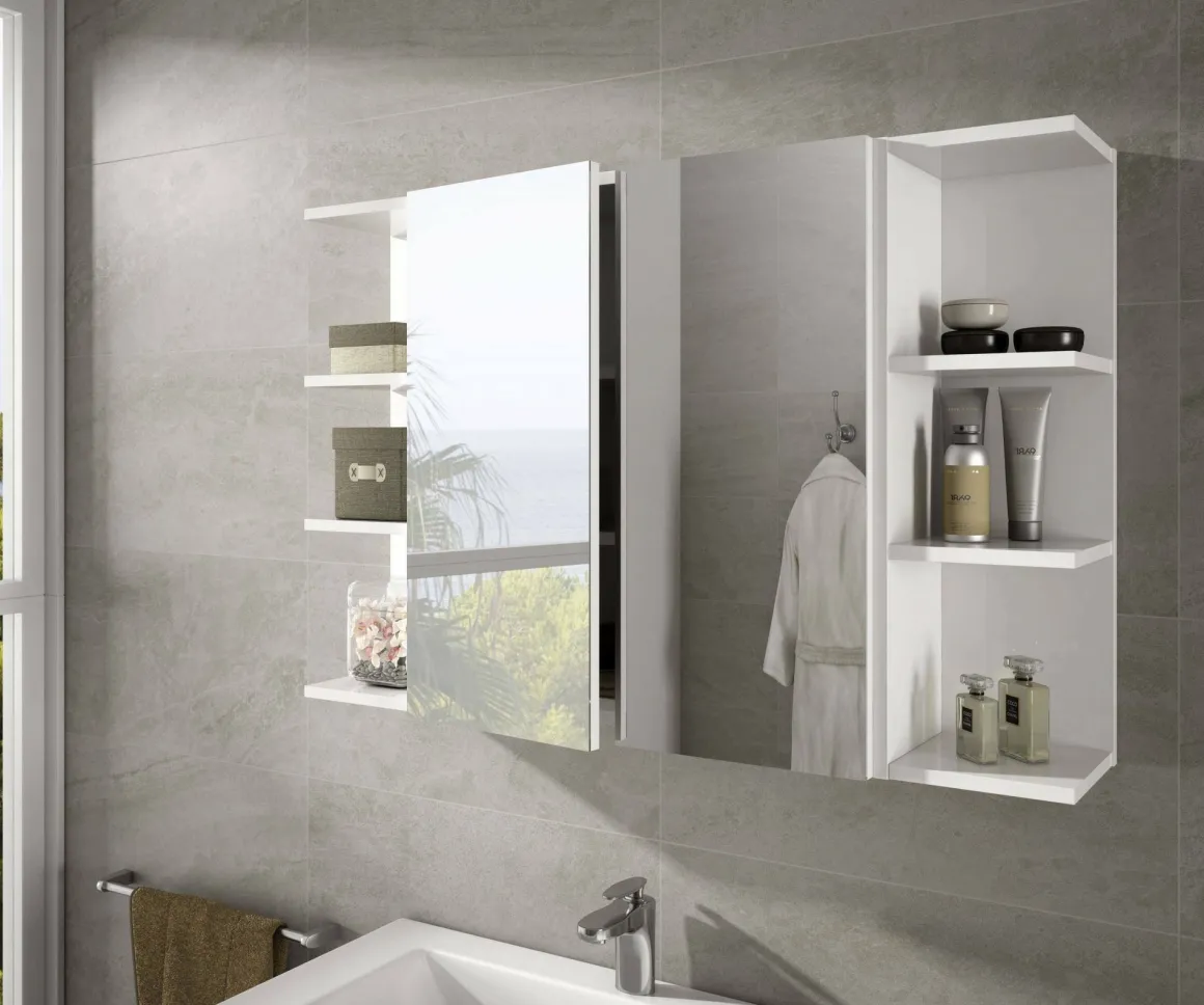 Pensile moderno 20x65h cm bianco - Alinka