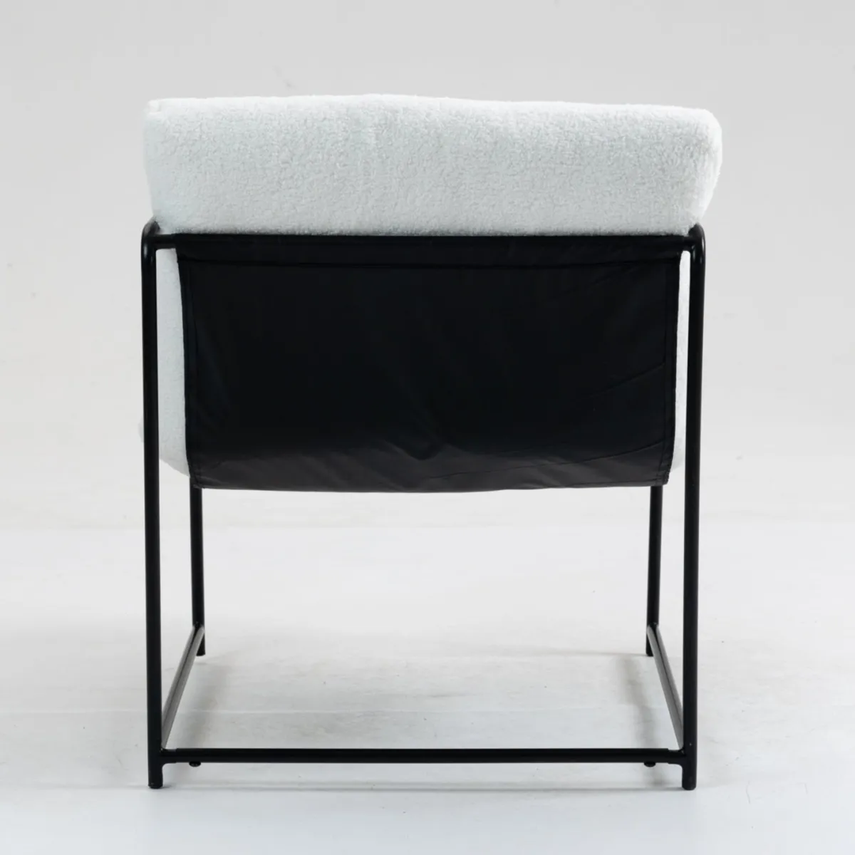 Poltrone|Poltroncine > Dmora Poltrona Braccioli Peso Supportato 120 kg 61x67x75h cm, Materiale Struttura in Metallo - Appare Bianco