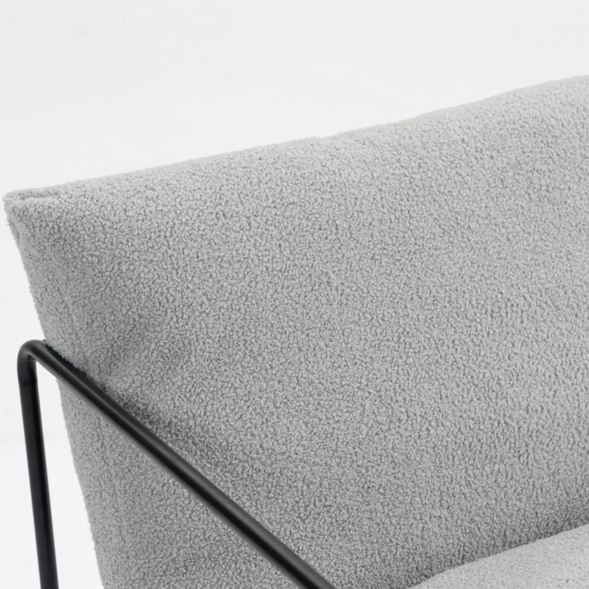 Poltrone|Poltrone Relax > Dmora Poltrona Braccioli Peso Supportato 90 kg 70x100x98h cm, Materiale Struttura in Legno Made in Italy - Lasnigo Grigio