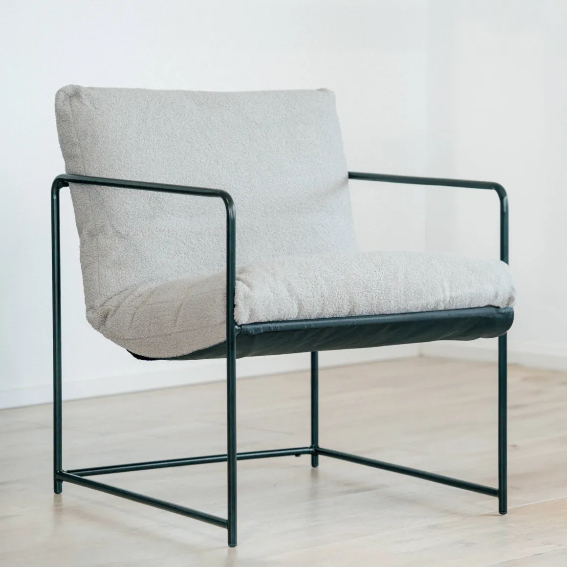 Poltrone|Poltrone Relax > Dmora Poltrona Braccioli Peso Supportato 90 kg 70x100x98h cm, Materiale Struttura in Legno Made in Italy - Lasnigo Grigio