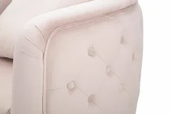 Poltrone|Poltroncine > Dmora Poltrona in tessuto con braccioli - Prampolini Rosa