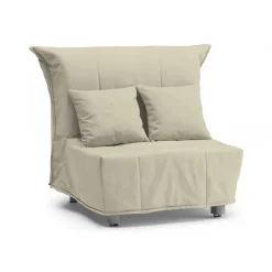 Poltrona in tessuto sfoderabile beige - Andreou